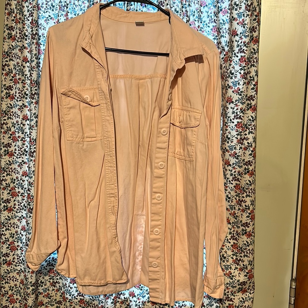 Light pink cover over